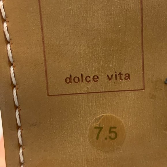 Dolce Vita Brown Leather High Boots Women's Size 7.5 - Picture 8 of 8